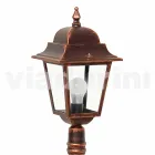 Låg aluminium utomhus lampa tillverkad i Italien, Aquilina Viadurini