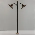 Utomhus lyktstolpe i aluminium och Galestro tillverkad i Italien - Toscot Spoleto Viadurini