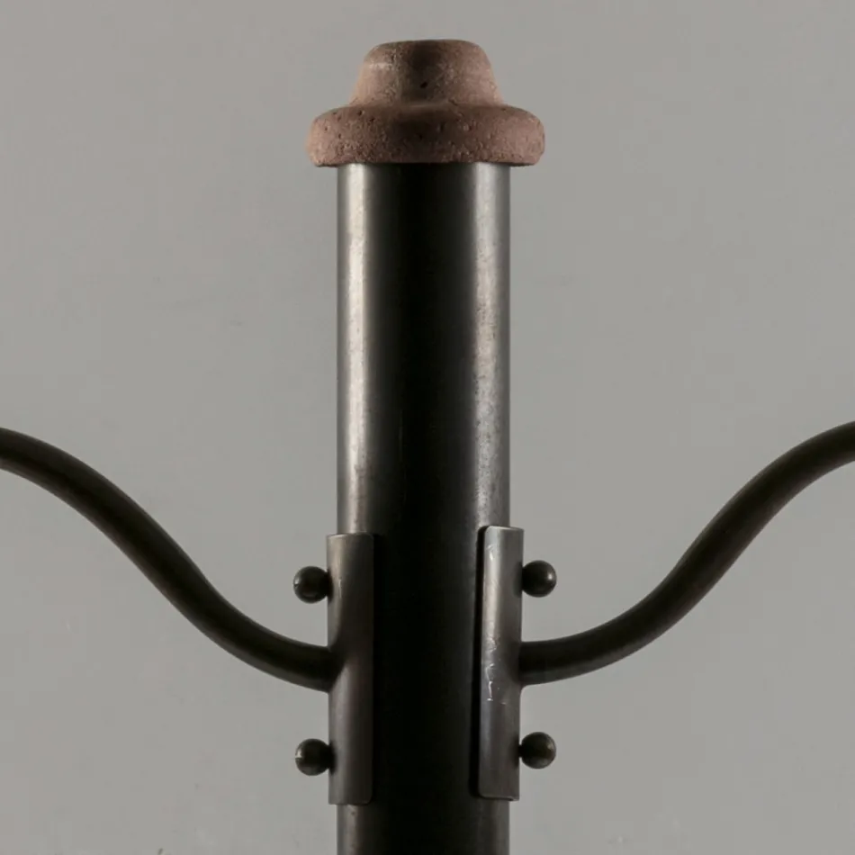 Utomhus lyktstolpe i aluminium och Galestro tillverkad i Italien - Toscot Spoleto Viadurini