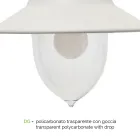 Utomhuslampa i vintagestil i aluminium Tillverkad i Italien - Cassandra Viadurini