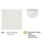 Vit trädgårdslampa i aluminium med 1 lampa tillverkad i Italien, Anusca Viadurini