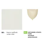 Vit trädgårdslampa i aluminium med 1 lampa tillverkad i Italien, Anusca Viadurini