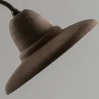 Trädgårdslampa i aluminium och galestro tillverkad i Italien - Toscot Spoleto Viadurini