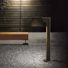 Utomhuslyktstolpe i antik brun metall 2 höjder - Saint Tropez av Il Fanale Viadurini