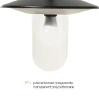 Trädgårdslampa i vintagestil i grått aluminium Tillverkad i Italien - Belen Viadurini