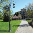 Vintage trädgårdslampa i antracitaluminium Tillverkad i Italien - Empire Viadurini