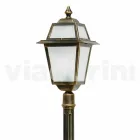 Streetlight för klassisk utomhus tillverkad i Italien, Kristel Viadurini