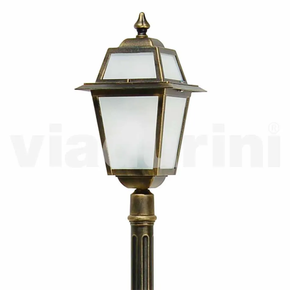 Streetlight för klassisk utomhus tillverkad i Italien, Kristel Viadurini