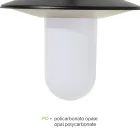 Gatulampa i vintagestil i antracitgrå aluminium Tillverkad i Italien - Belen Viadurini