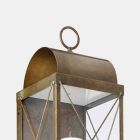 Vägglykta med klassiskt designljus i mässing - Lanterne av Il Fanale Viadurini