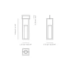 Utomhuslykta med svart aluminiumstruktur Tillverkad i Italien - Eve Viadurini