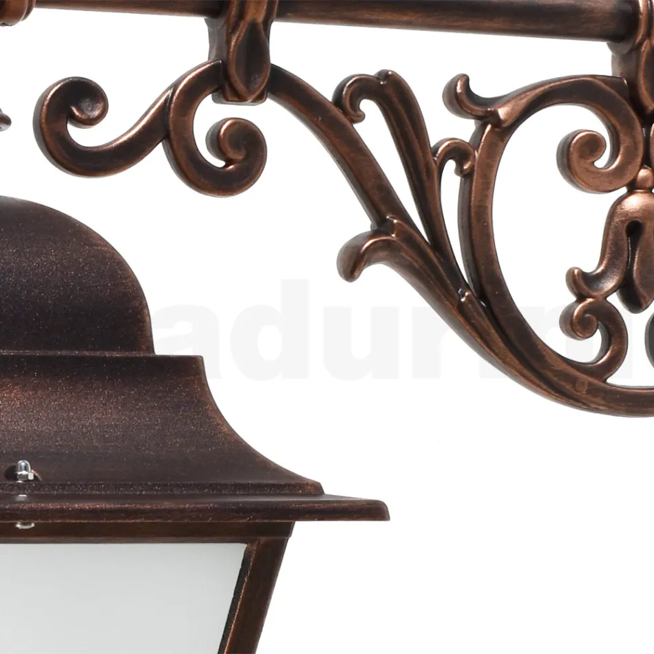 Utomhuslykta i glas och aluminium i 5 olika ytbehandlingar - Alchemist Viadurini