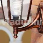 Vägggarden aluminiumslantern gjord i Italien, Aquilina Viadurini