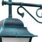 Utomhusvägglykta i aluminium och sandblästrat glas - Alchemist Viadurini