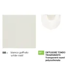 Väggträdgårdslykta i vit aluminium tillverkad i Italien, Anusca Viadurini