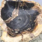 Design piedestal handfat i Ley natursten, handgjord Viadurini