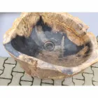 Design piedestal handfat i Ley natursten, handgjord Viadurini