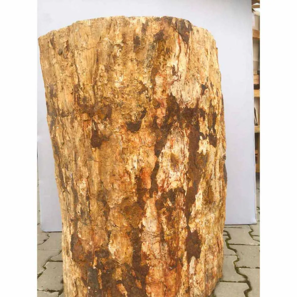 Design piedestal handfat i Ley natursten, handgjord Viadurini