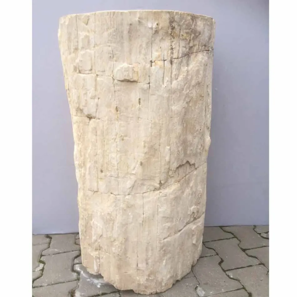 Design piedestal handfat i Ley natursten, handgjord Viadurini