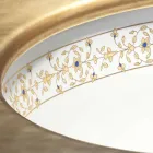 Barock design inbyggd handfat i brandlera gjord i Italien, Egeiska havet Viadurini