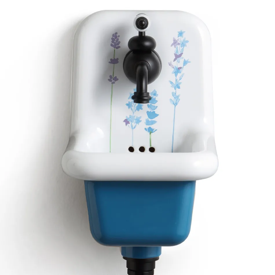 Modern design Mönstrad keramisk väggmonterad tvättställ 26 cm - Jordanien Viadurini