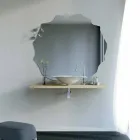 Modernt design handfat i form av ett Faruglium blad Viadurini