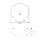 Bänkskiva Tvättställ Tillverkat av eldfast lera Tillverkat i Italien - Diego Viadurini