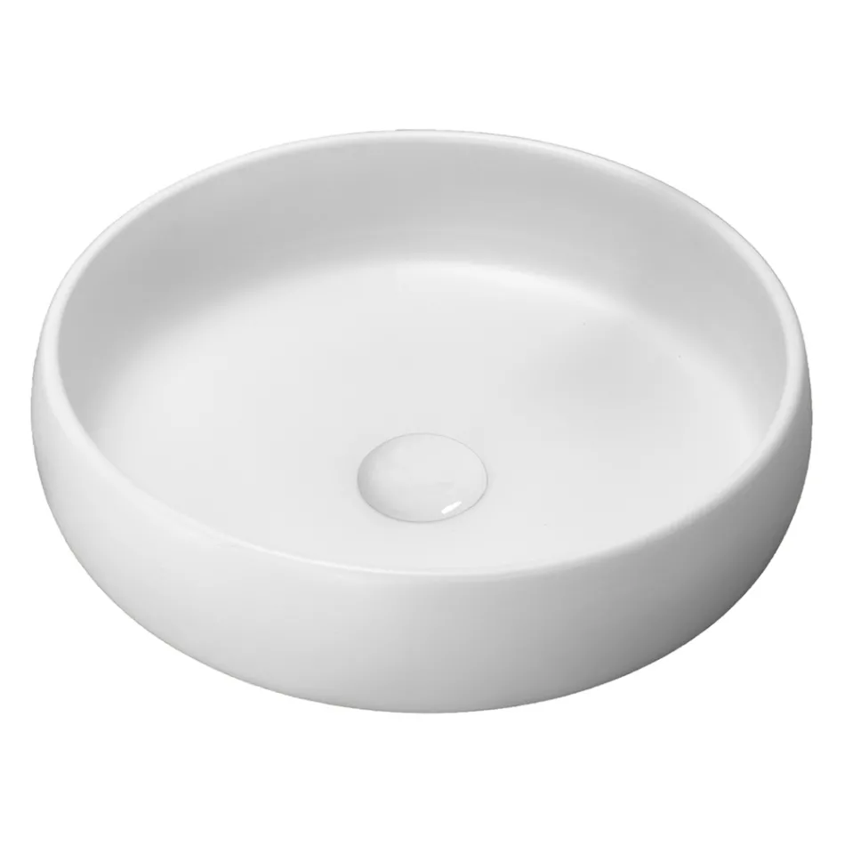 Bänkskiva Tvättställ Tillverkat av eldfast lera Tillverkat i Italien - Diego Viadurini