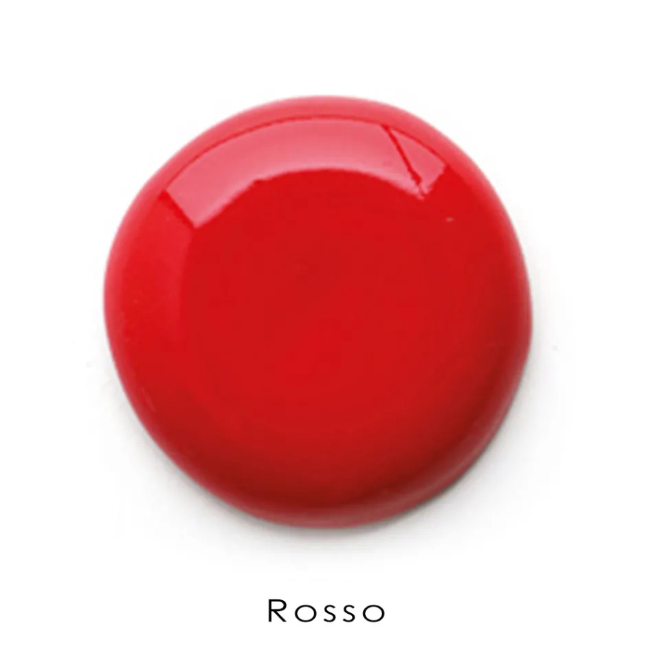 Upphängt handfat i vit och färgad keramik 42 cm - Meridiano Viadurini