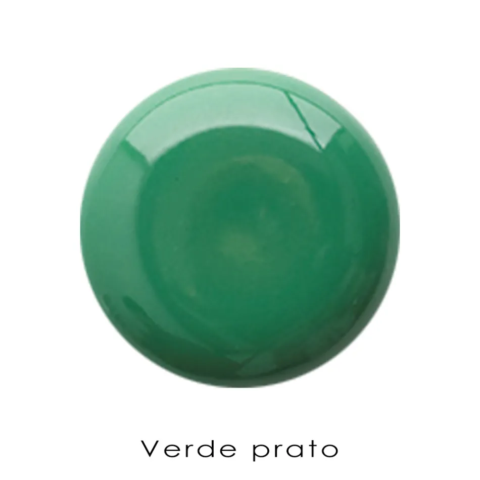 Upphängt handfat i vit och färgad keramik 42 cm - Meridiano Viadurini