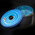 Blå Bänkskiva Badrumstvättställ av eldfast lera - Tatiana Viadurini