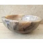 Countertop tvättställ i naturlig onyx sten Ana, handgjord Viadurini