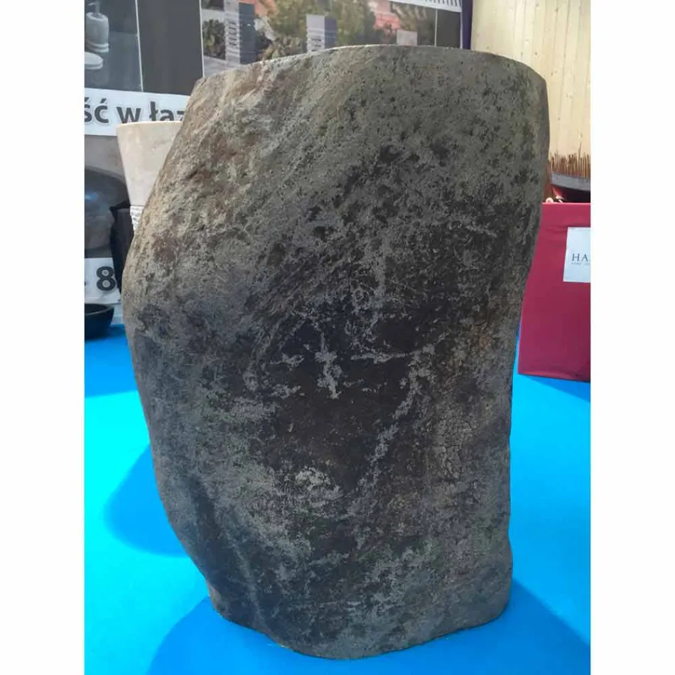 Design badrumsfat i natursten Hav, unikt stycke Viadurini