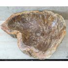 Design badrumsavfall i fossilt trä Star mini, unikt stycke Viadurini