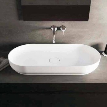 Modernt design frittstående badrumsfat tillverkat i Italien Dalmine Maxi