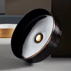 Handfat i handsvarvat porslinsstengods Made in Italy - Dart Viadurini