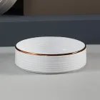 Handfat i handsvarvat porslinsstengods Made in Italy - Dart Viadurini