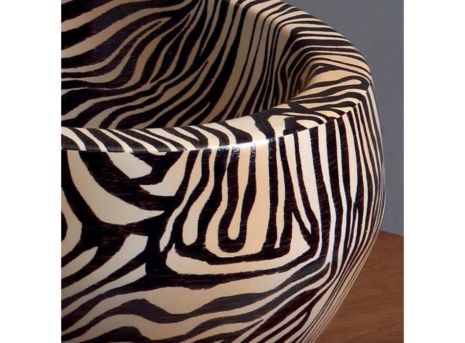 Modernt keramiskt handfat av bänkskivan tillverkad i Italien av Elisa Viadurini