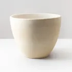 Konisk diskho i handdrejad eldfast lera - Orbite Viadurini