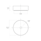 Bänkskiva tvättställ för badrummet i porslinsstengods tillverkat i Italien - kuvert Viadurini