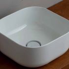 Sink gjord av keramik 37x37cm Italien Star gjort, modern design Viadurini