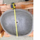 Handfat bänkskiva i modern flod natursten - Aurea Viadurini