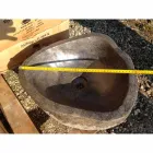 Handfat bänkskiva i modern flod natursten - Aurea Viadurini