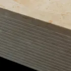 Vit bänkskål tvättställ i natursten, unikt stycke, Zor Viadurini