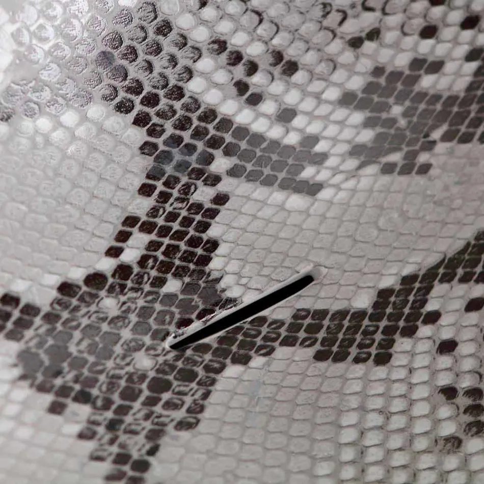 Countertop keramisk design handfat gjord i Italien Djur Viadurini