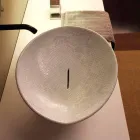 Vita keramiska snakeskin design diskbänk tvättställ gjorde Italien Djur Viadurini