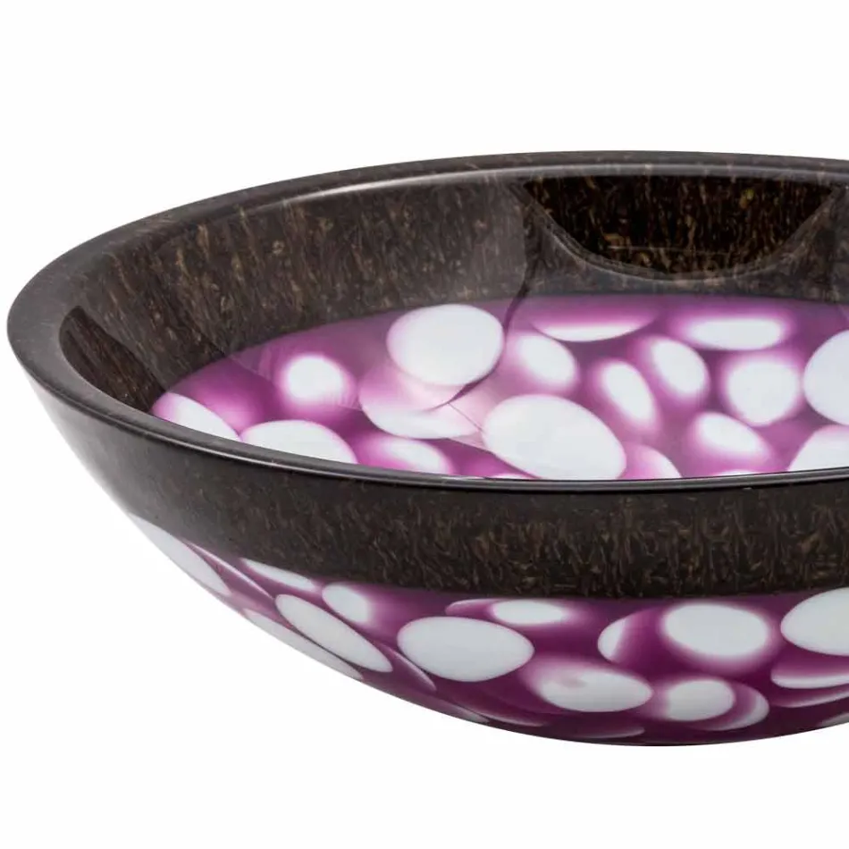 Handfat av bänkskivan av handgjort harts, Buggiano Viadurini