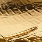 Countertop design keramiskt handfat guld gjord i Italien Djur Viadurini