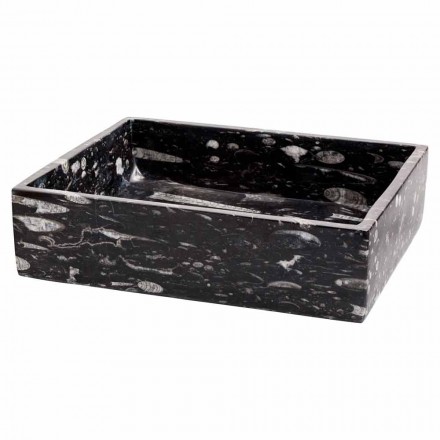 Handfat design understödja marmor Ozzy, en bit Viadurini