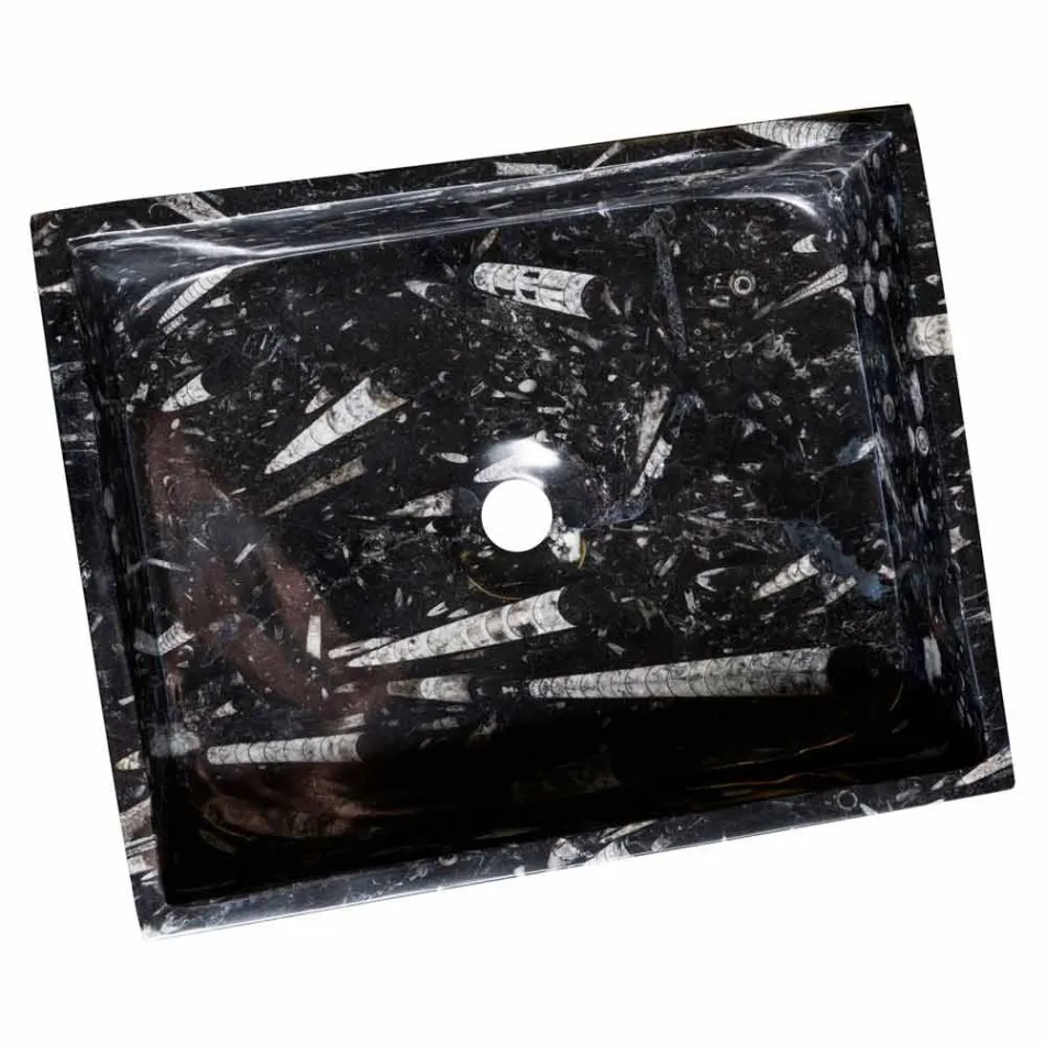 Handfat design understödja marmor Ozzy, en bit Viadurini